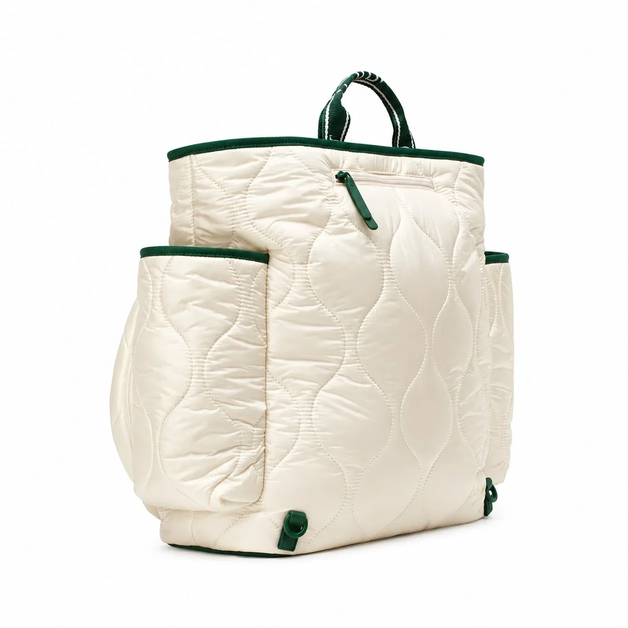 Custom Logo Quilted Nylon Pickleball Paddle Racket Tote Bag