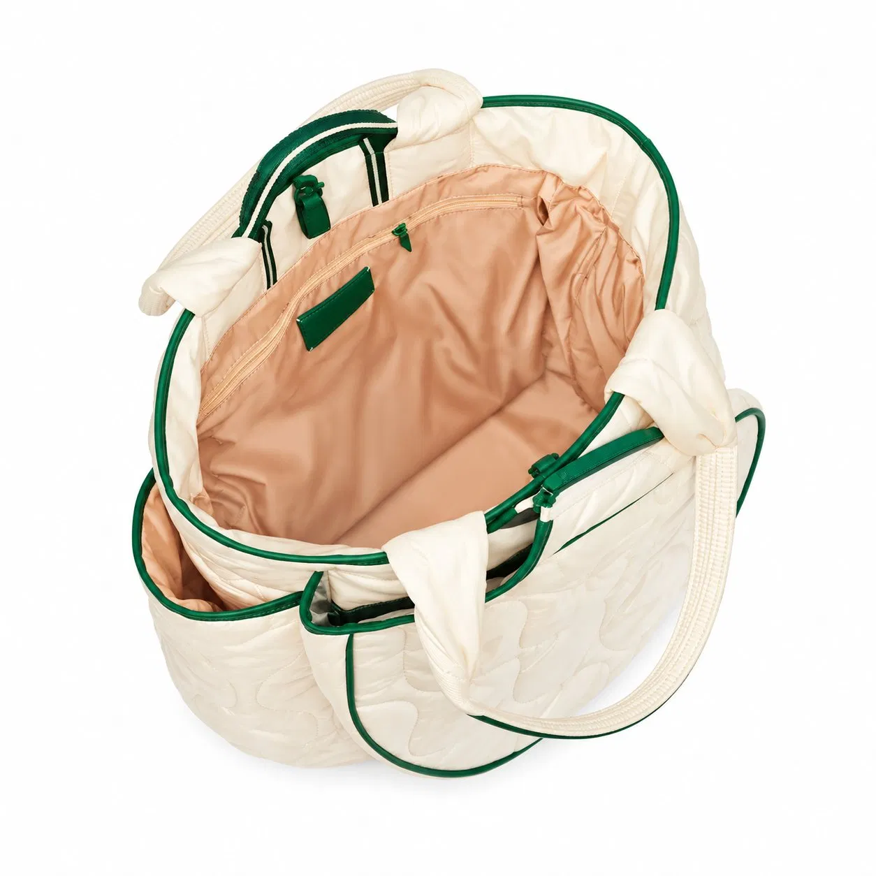 Custom Logo Quilted Puffer Racket Pickleball Paddle Carry Tote Bag