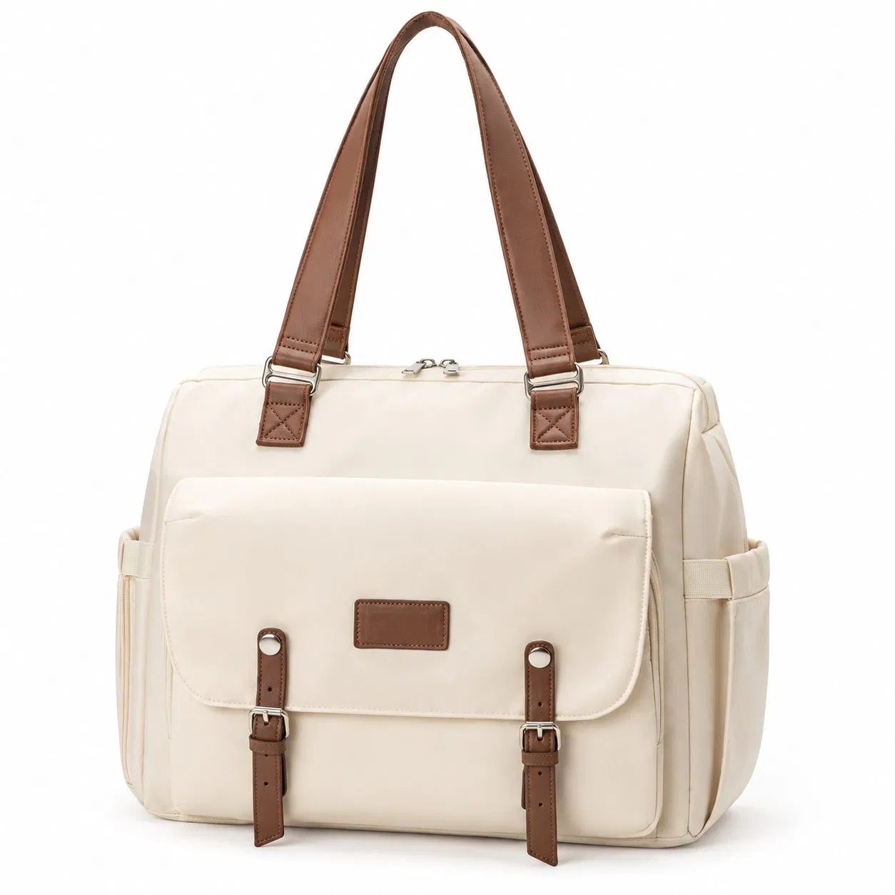Custom Polyester Diaper Backpack with Insulated Pockets and Adjustable Shoulder Straps