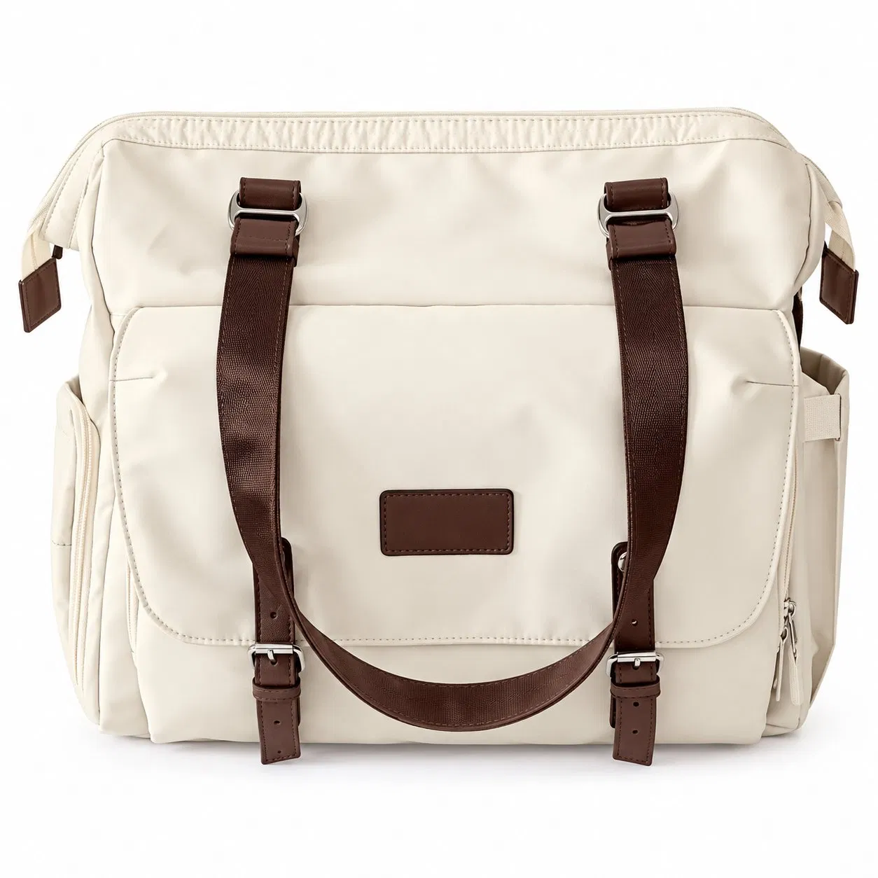 Custom Diaper Backpack with Zipper Closure and Baby Essentials Storage
