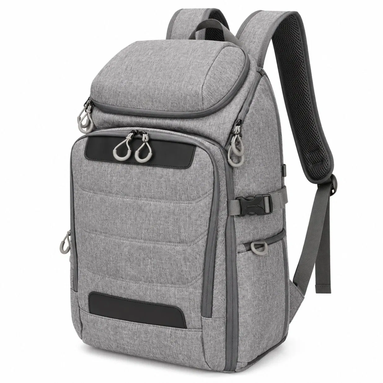 Custom Polyester DSLR Camera Backpack with Zipper Closure for Photography Travel