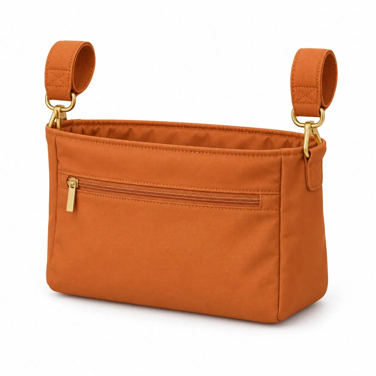 Custom Baby Stroller Organizer Caddy with Drink Holders and Adjustable Attachment Straps