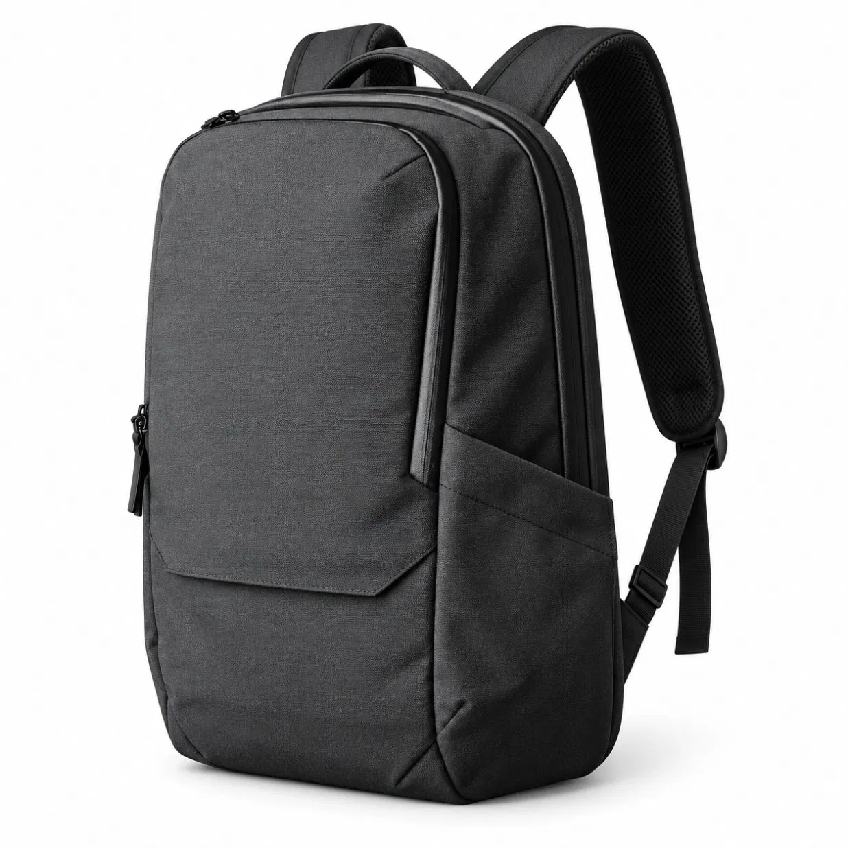 Custom Nylon Laptop Travel Backpack with Polyester Lining and Interior Storage Pocket