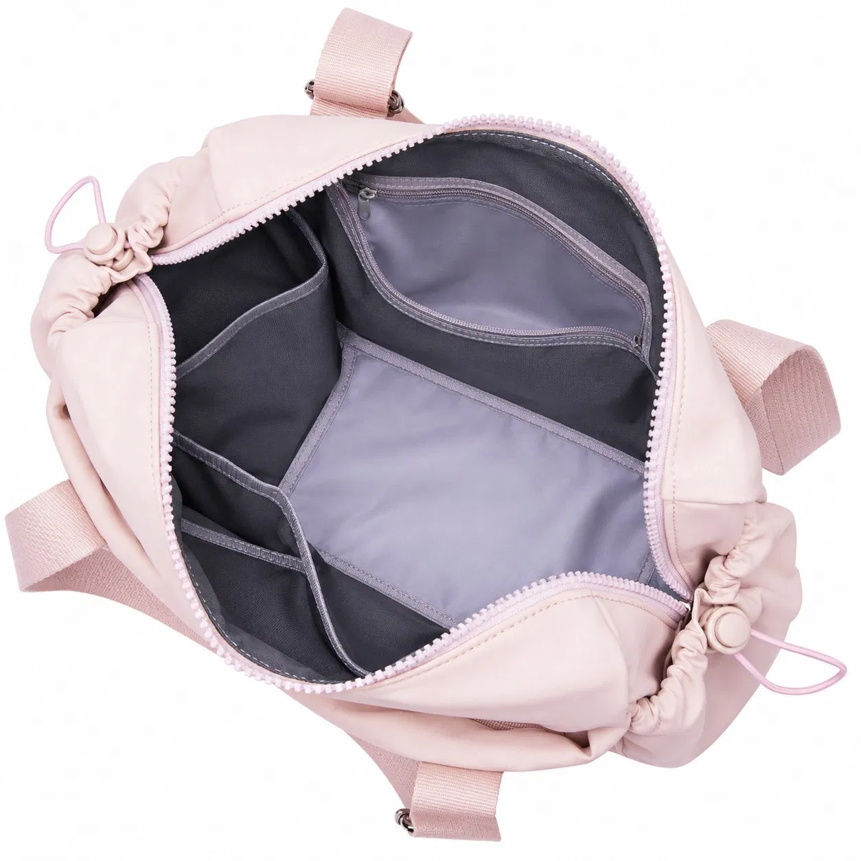 Pink Mini Yoga Gym Tote Bag with Adjustable Shoulder Strap