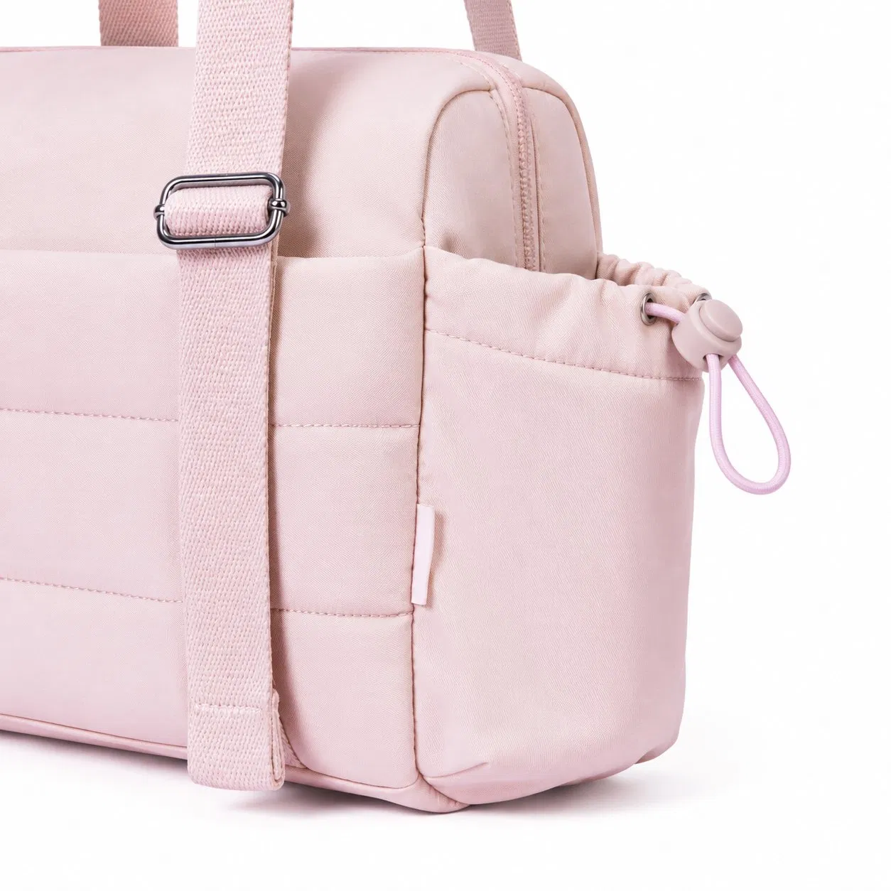 Pink Mini Yoga Gym Tote Bag with Adjustable Shoulder Strap