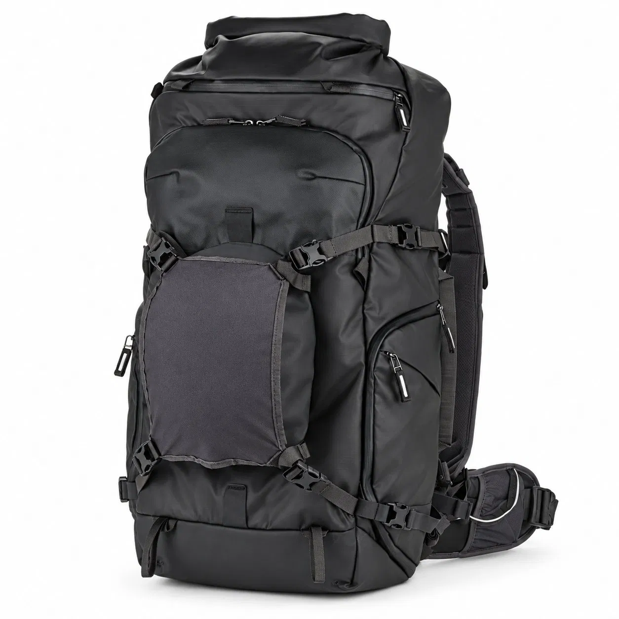 Custom 30L Polyester Camera Backpack with Zipper Closure for Outdoor Photography