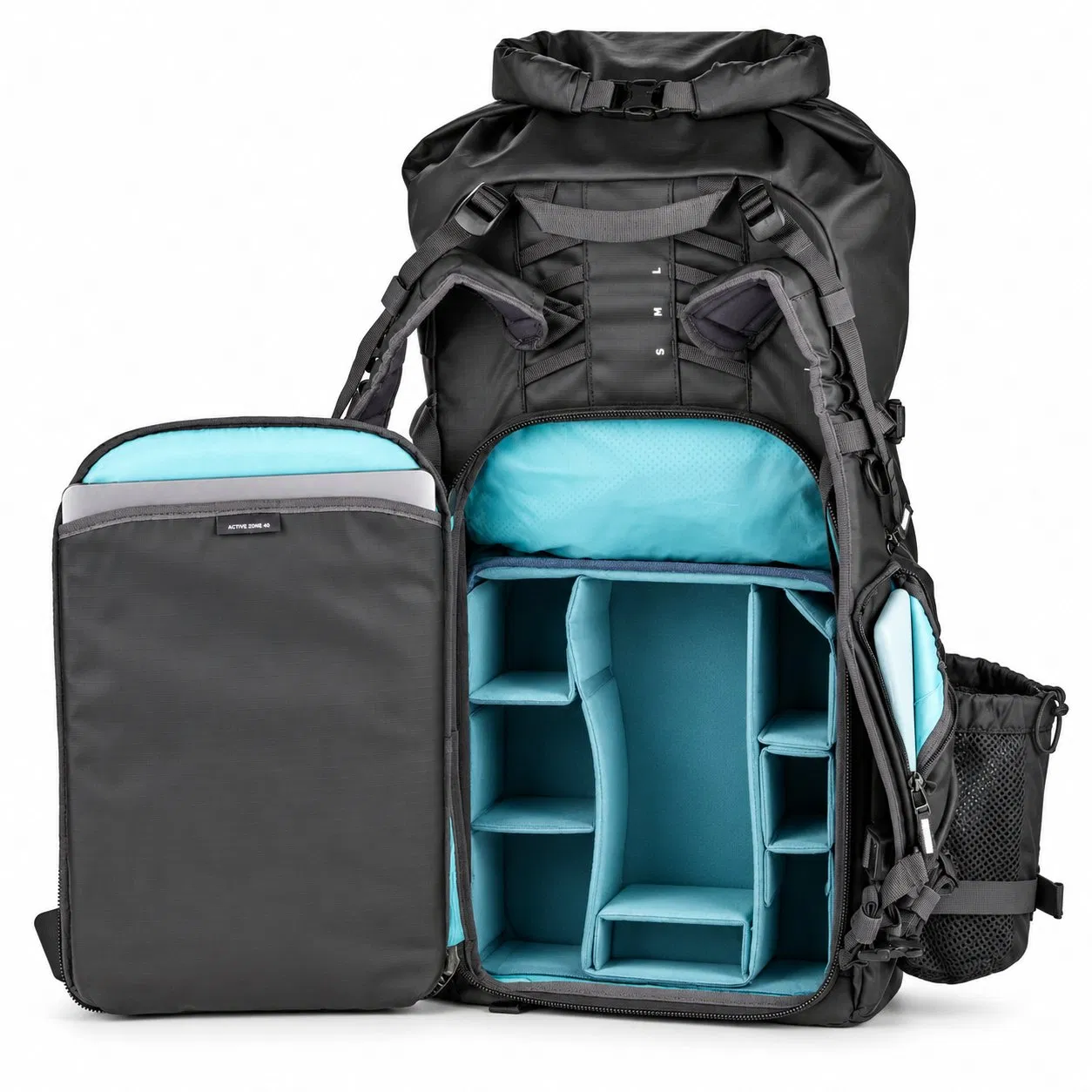 Custom 30L Polyester Camera Backpack with Zipper Closure for Outdoor Photography