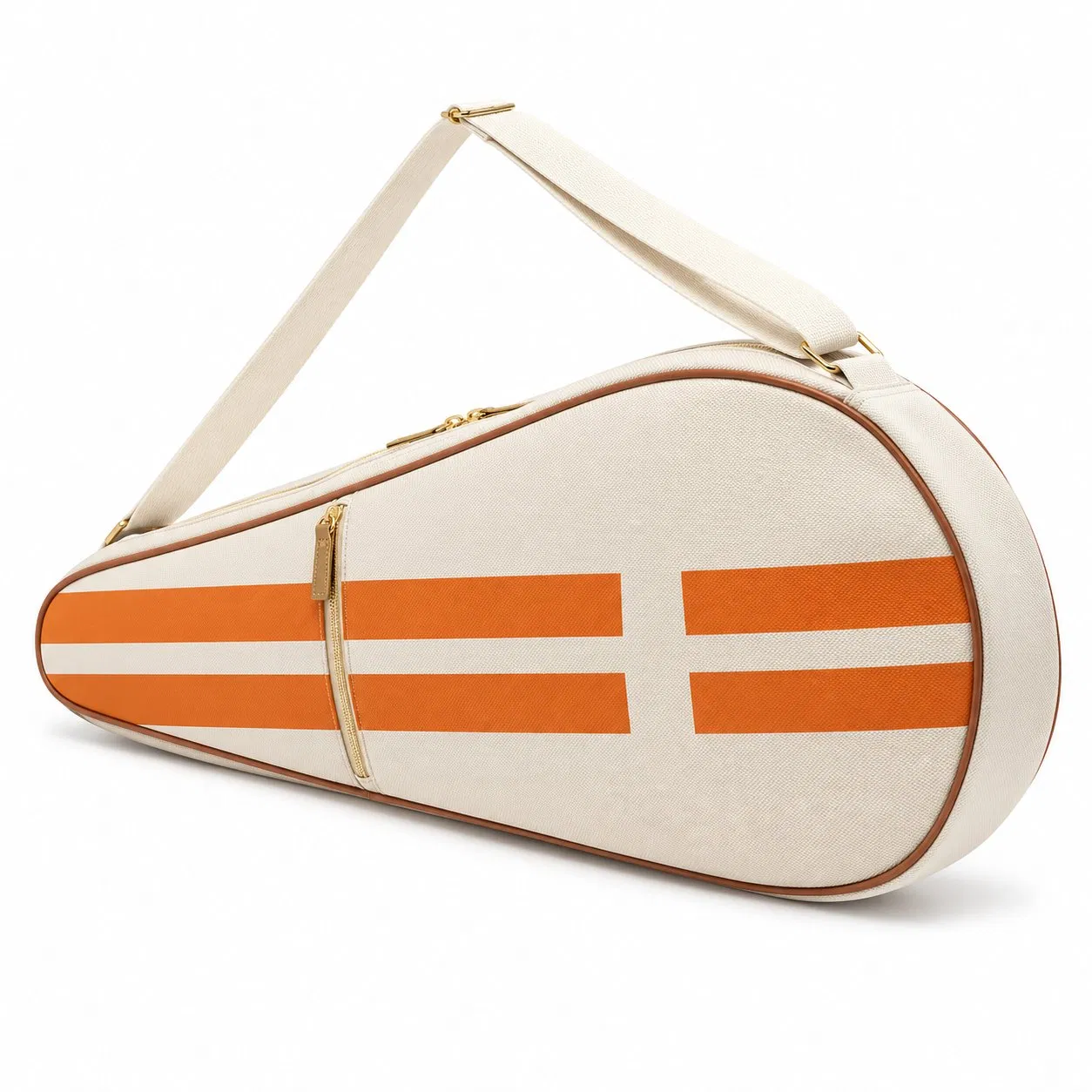 Custom Polyester Tennis Racket Bag with Shoulder Strap and Padded Sport Storage