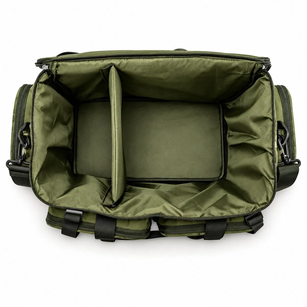Custom Fishing Tackle Storage Bag with Zipper and Multiple Compartments
