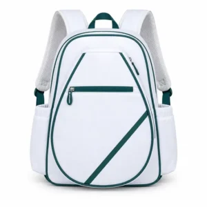 Custom Polyester Tennis Pickleball Backpack with Padded Racket Storage and Custom Logo