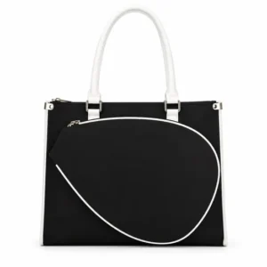 Custom Tennis Pickleball Racket Bag with Single Shoulder Carrying and Zipper Closure