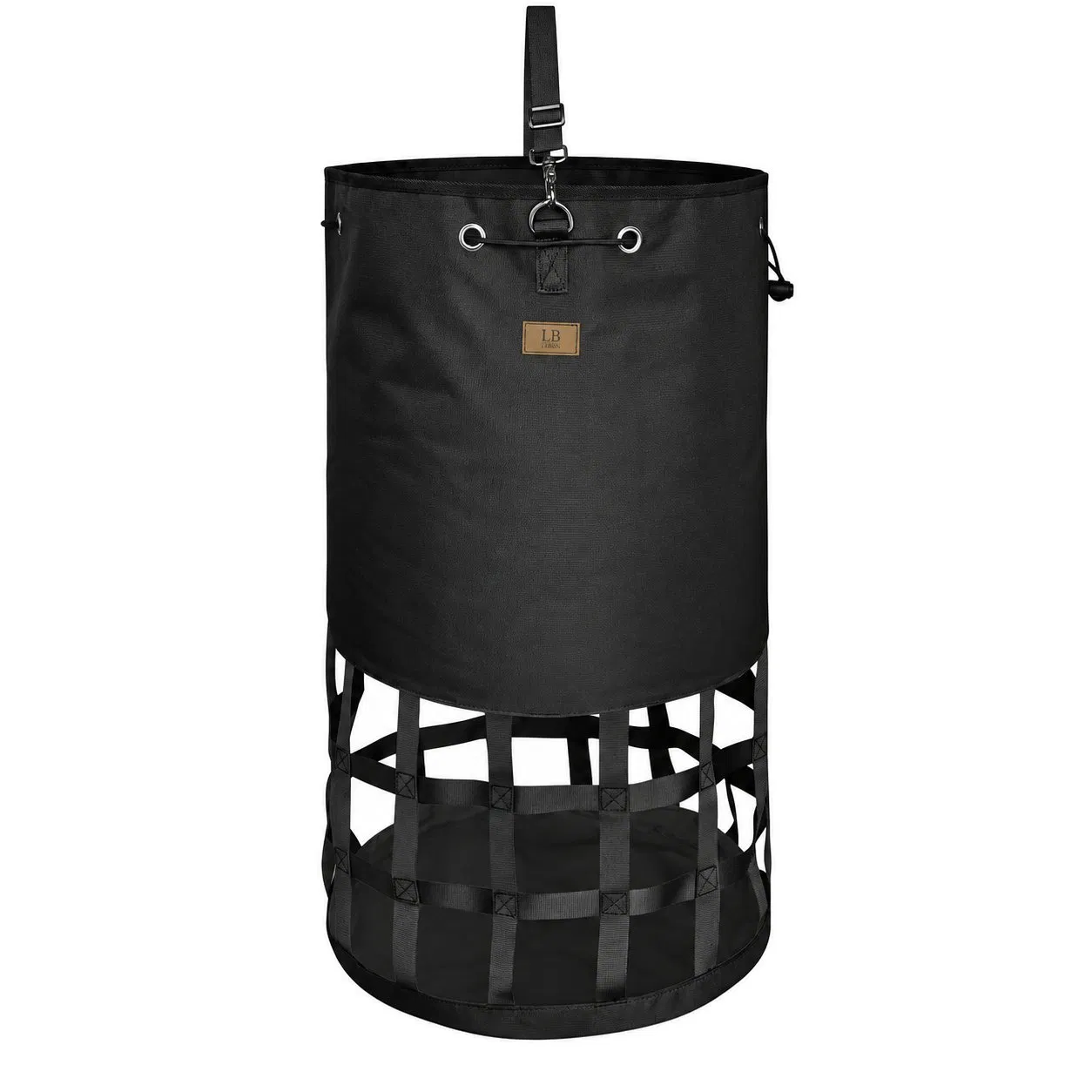 Custom Polyester Hanging Hay Feed Bag with Drawstring Closure