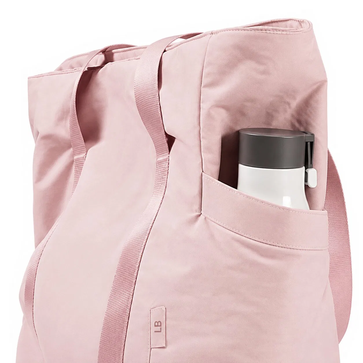 Custom Cotton Yoga Mat Tote Bag with Zipper and Shoulder Strap