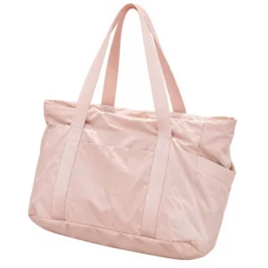 Custom Cotton Yoga Mat Tote Bag with Zipper and Shoulder Strap