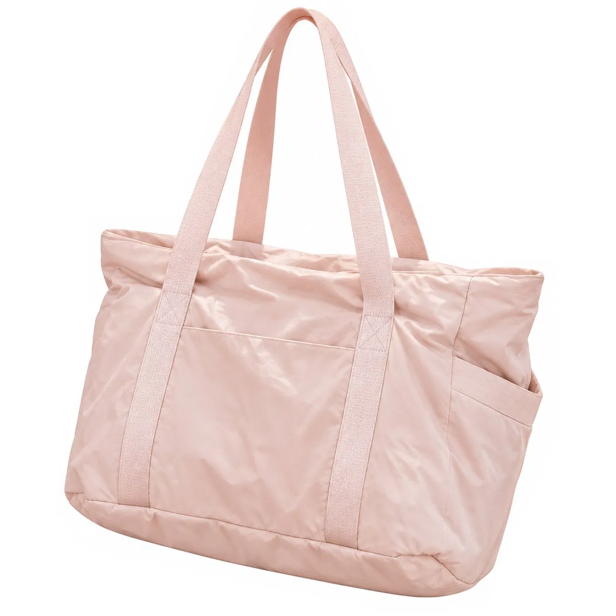 Custom Cotton Yoga Mat Tote Bag with Zipper and Shoulder Strap