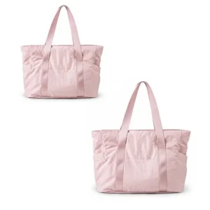 Custom Cotton Yoga Mat Tote Bag with Zipper and Shoulder Strap
