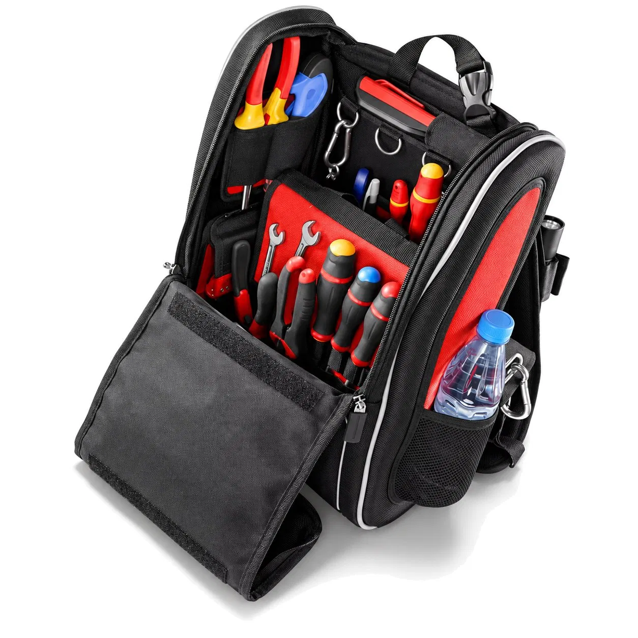 Custom Tool Backpack with Full Opening and Removable Internal Organizer
