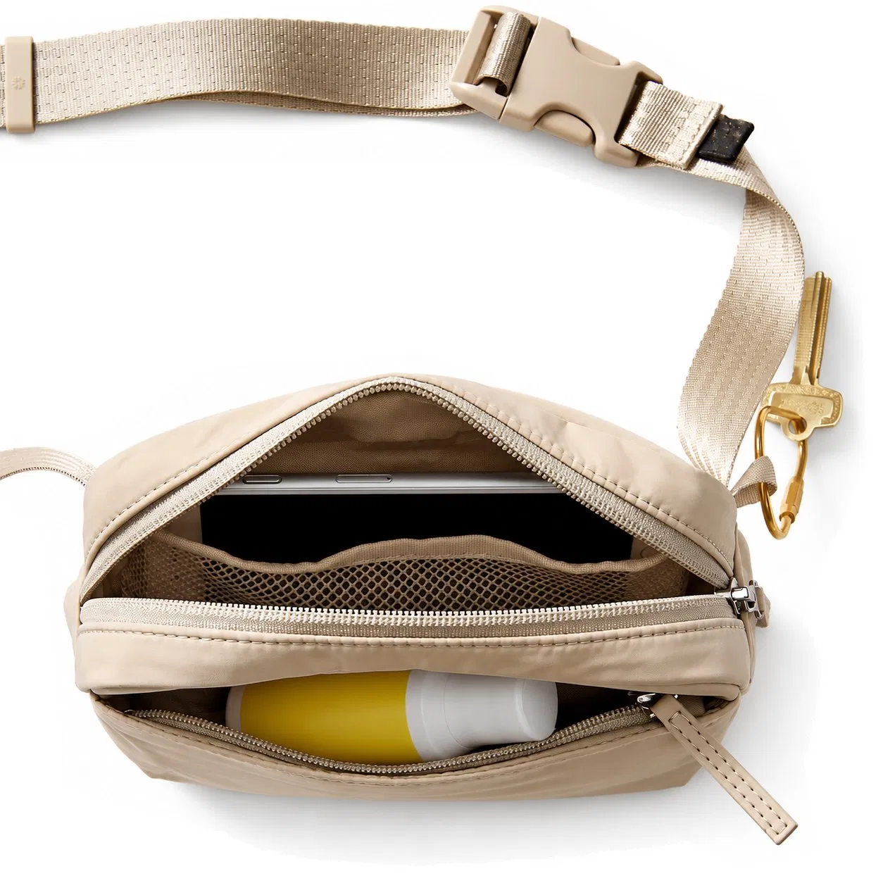 Custom Polyester Waist Bag with Adjustable Strap and Internal Pocket
