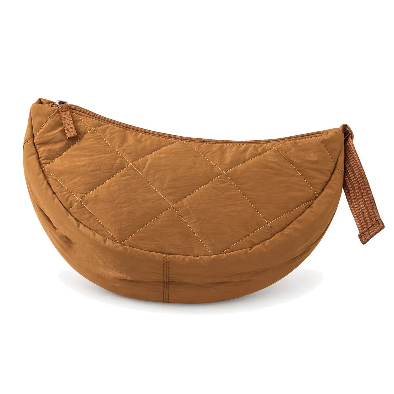 Women's Quilted Crossbody Shoulder Bag with Adjustable Strap and Keychain Holder