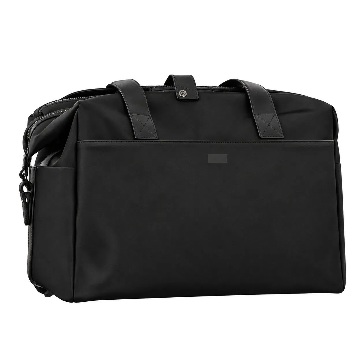 Custom Nylon Travel Duffel Bag with Shoe Pockets and Laptop Compartment