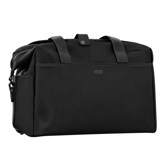Custom Nylon Travel Duffel Bag with Shoe Pockets and Laptop Compartment