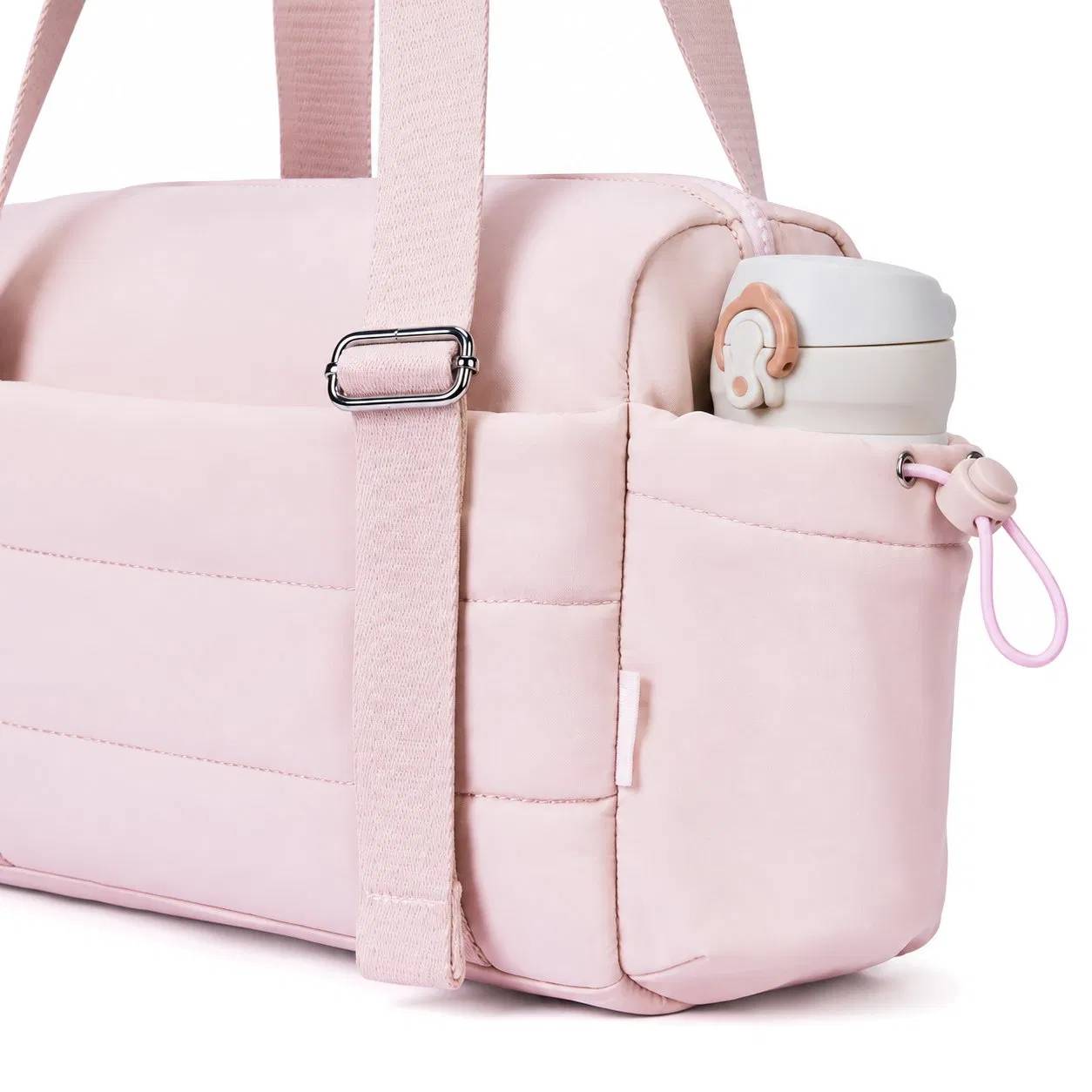 Custom Mini Polyester Gym Bag with Wet Pocket and Removable Coin Wallet