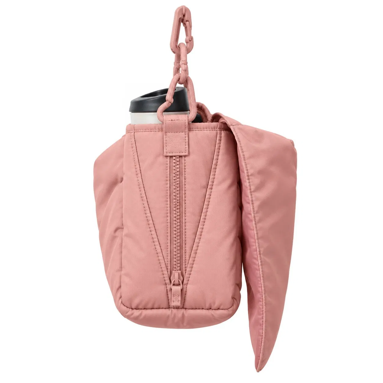Custom Puffy Nylon Stroller Organizer Bag with Adjustable Crossbody Strap