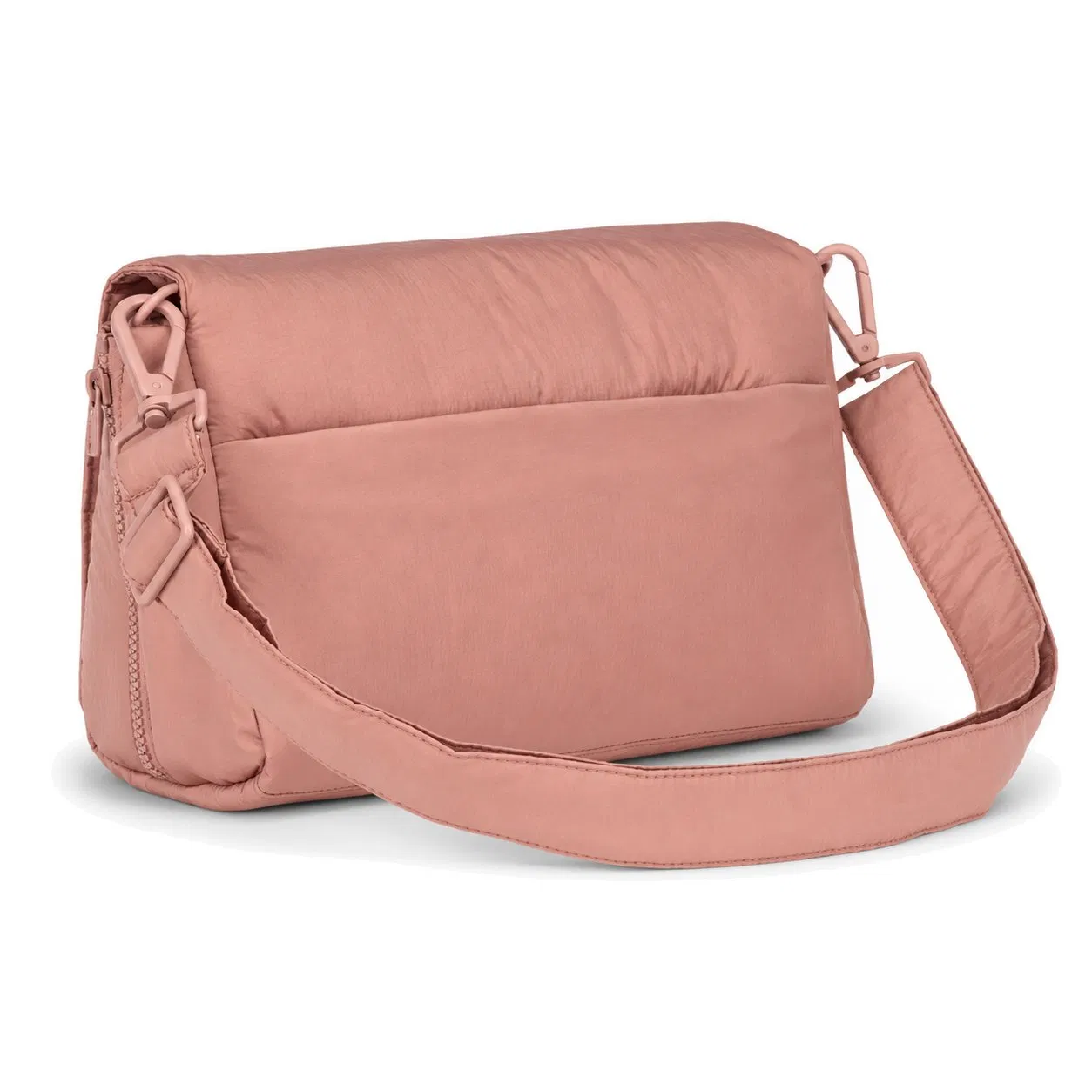 Custom Puffy Nylon Stroller Organizer Bag with Adjustable Crossbody Strap