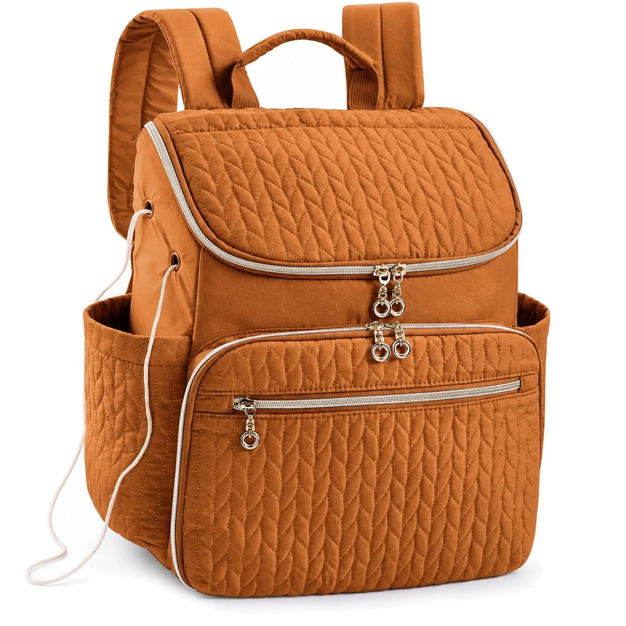 Custom Polyester Yarn Storage Backpack for Knitting and Crochet Accessories