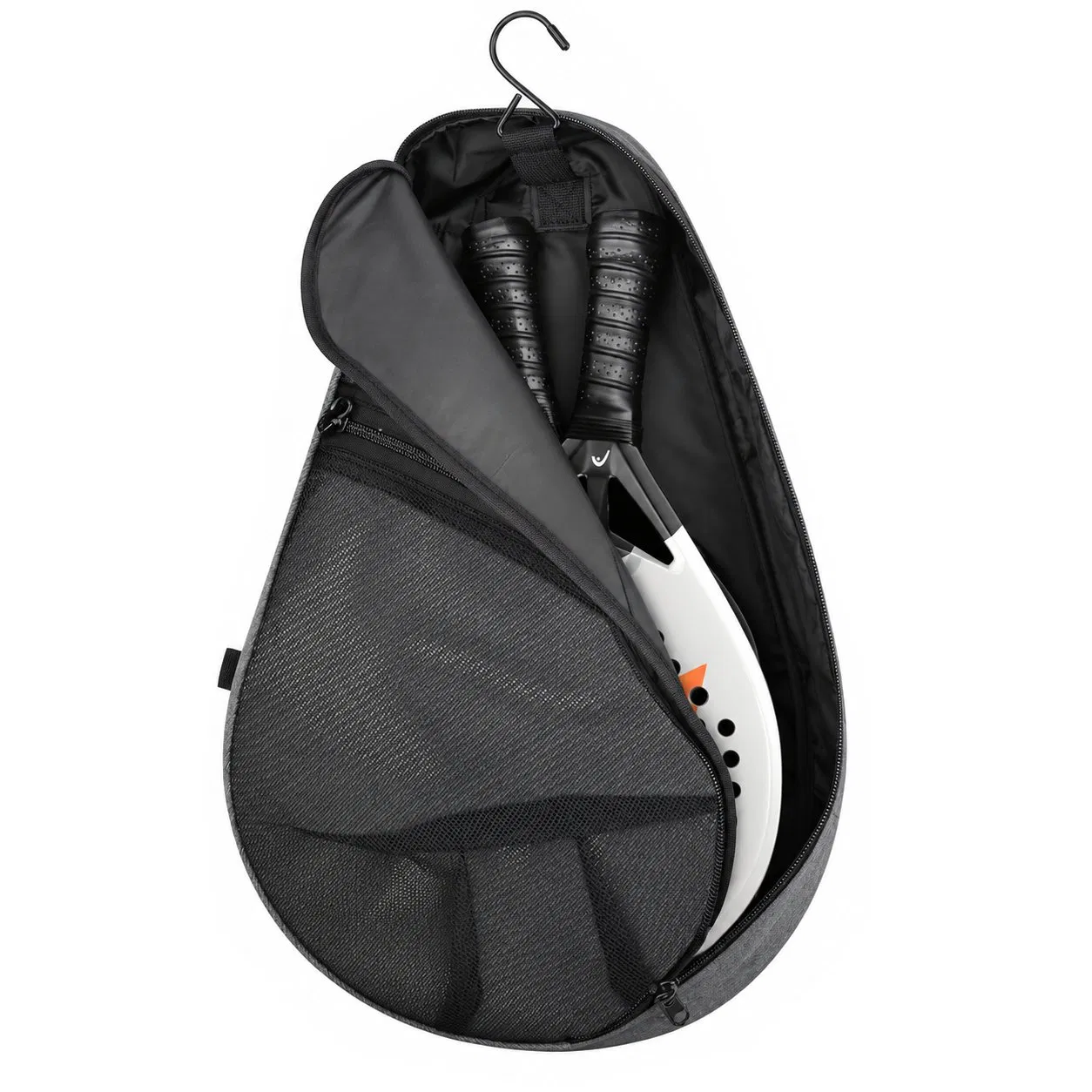 Custom 600d Racket Sling Bag for Pickleball Tennis and Padel Sports