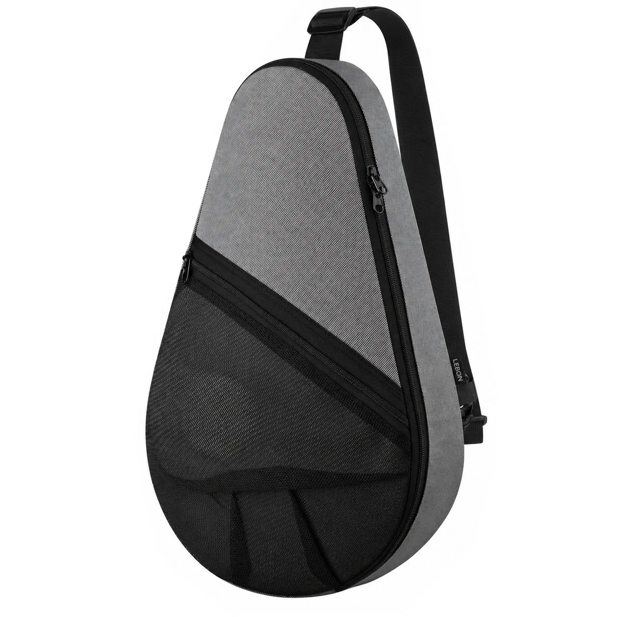 Custom 600d Racket Sling Bag for Pickleball Tennis and Padel Sports