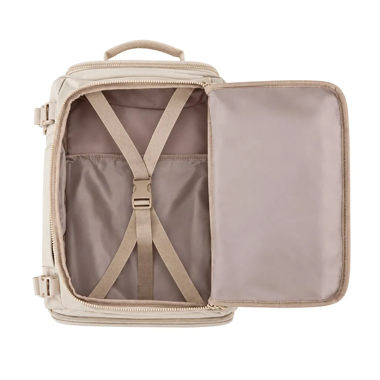 Custom Oxford Travel Laptop Backpack with Expandable Storage and Multiple Pockets