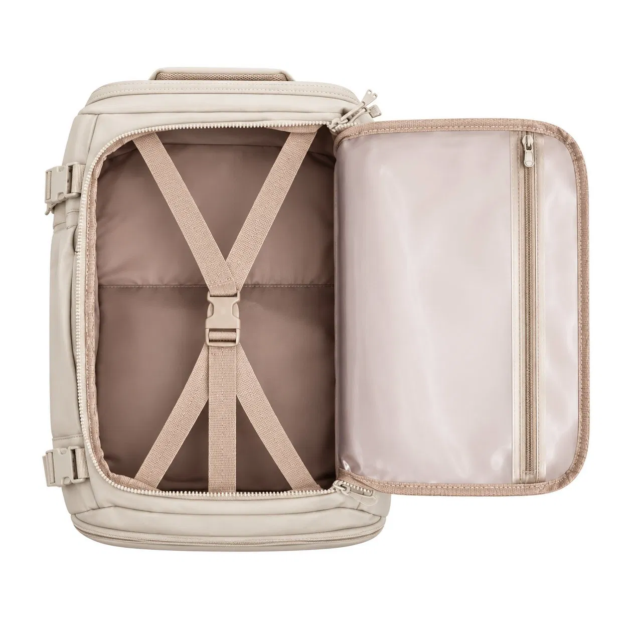 Custom Oxford Travel Laptop Backpack with Expandable Storage and Multiple Pockets