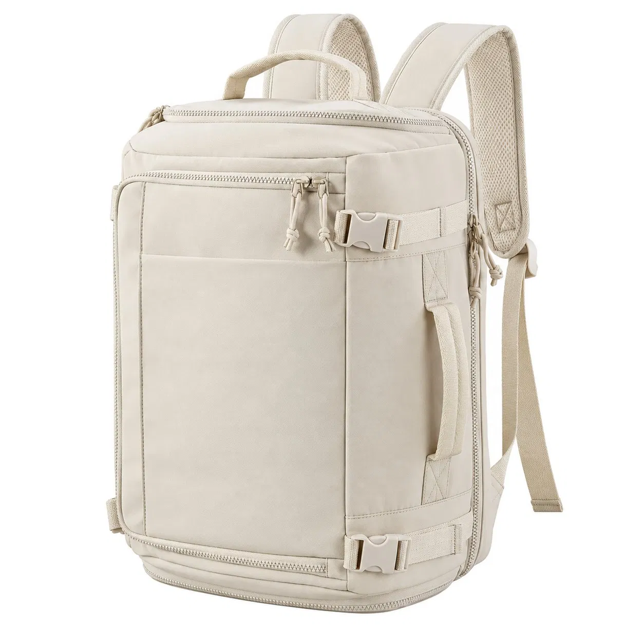 Custom Oxford Travel Laptop Backpack with Expandable Storage and Multiple Pockets