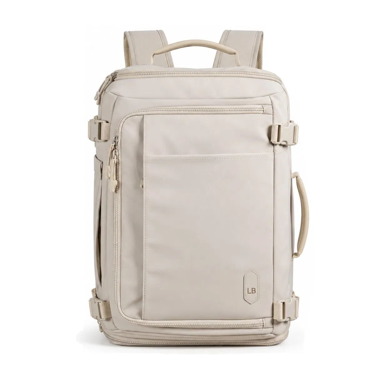 Custom Oxford Travel Laptop Backpack with Wide Opening and Six Storage Pockets