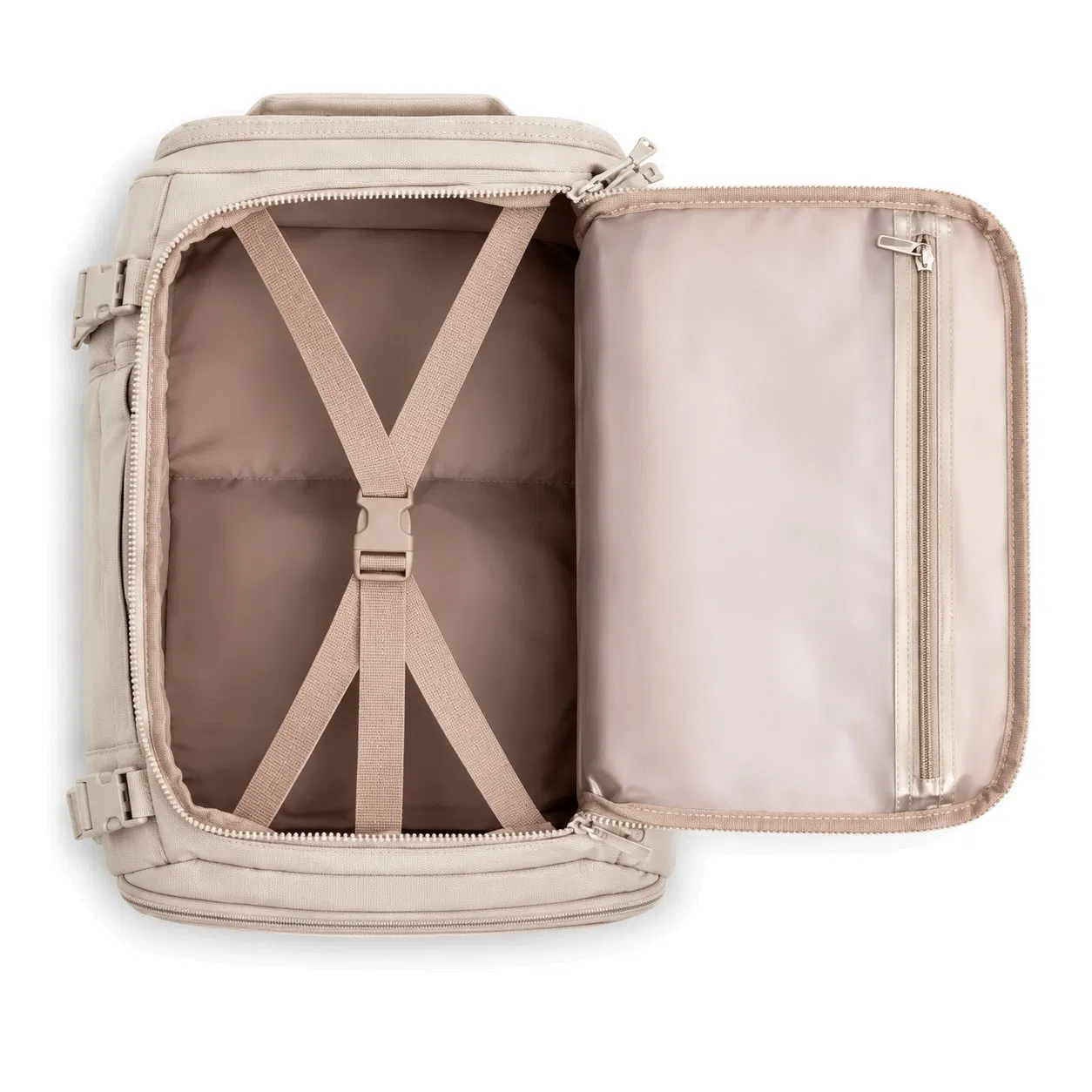 Custom Expandable Travel Laptop Backpack with Wide Opening and Six Pockets