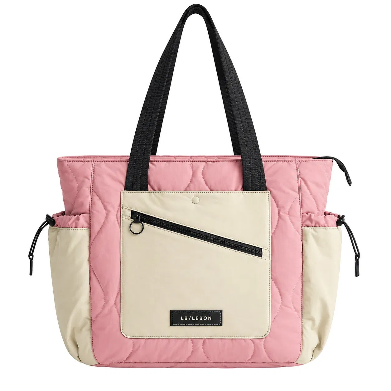 Custom Quilted Polyester Laptop Tote Bag with Ten Storage Compartments