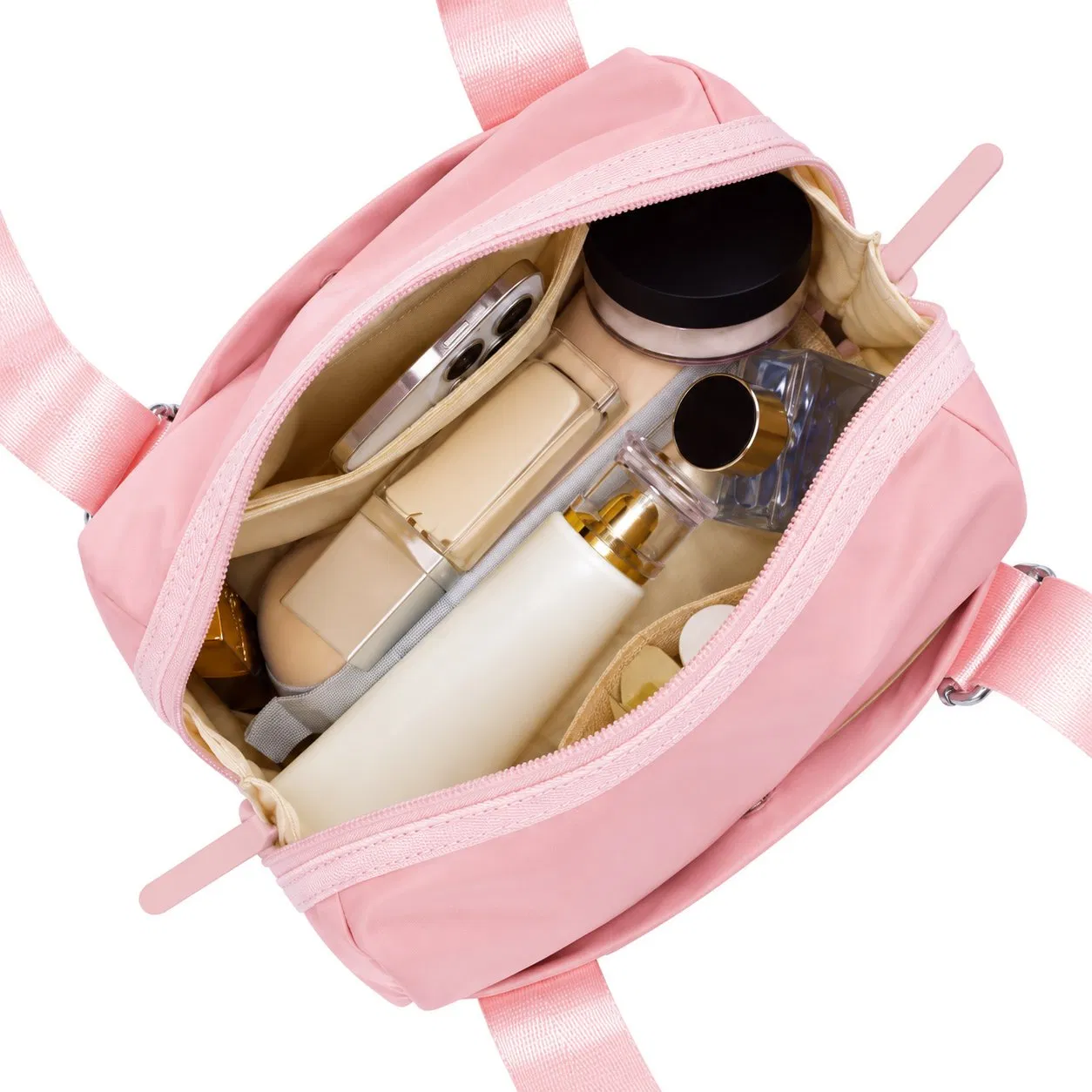 Custom Polyester Women Gym Shoulder Bag with Adjustable Strap for Travel