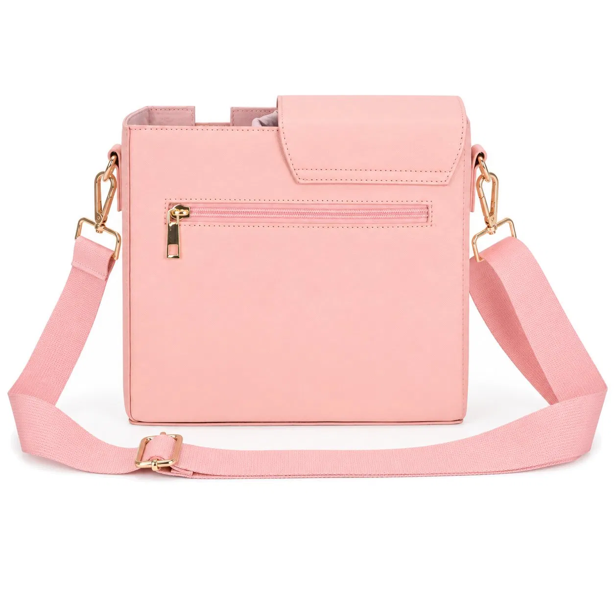 Custom PU Water Bottle Carrier Crossbody Bag for Outdoor Walks and Travel