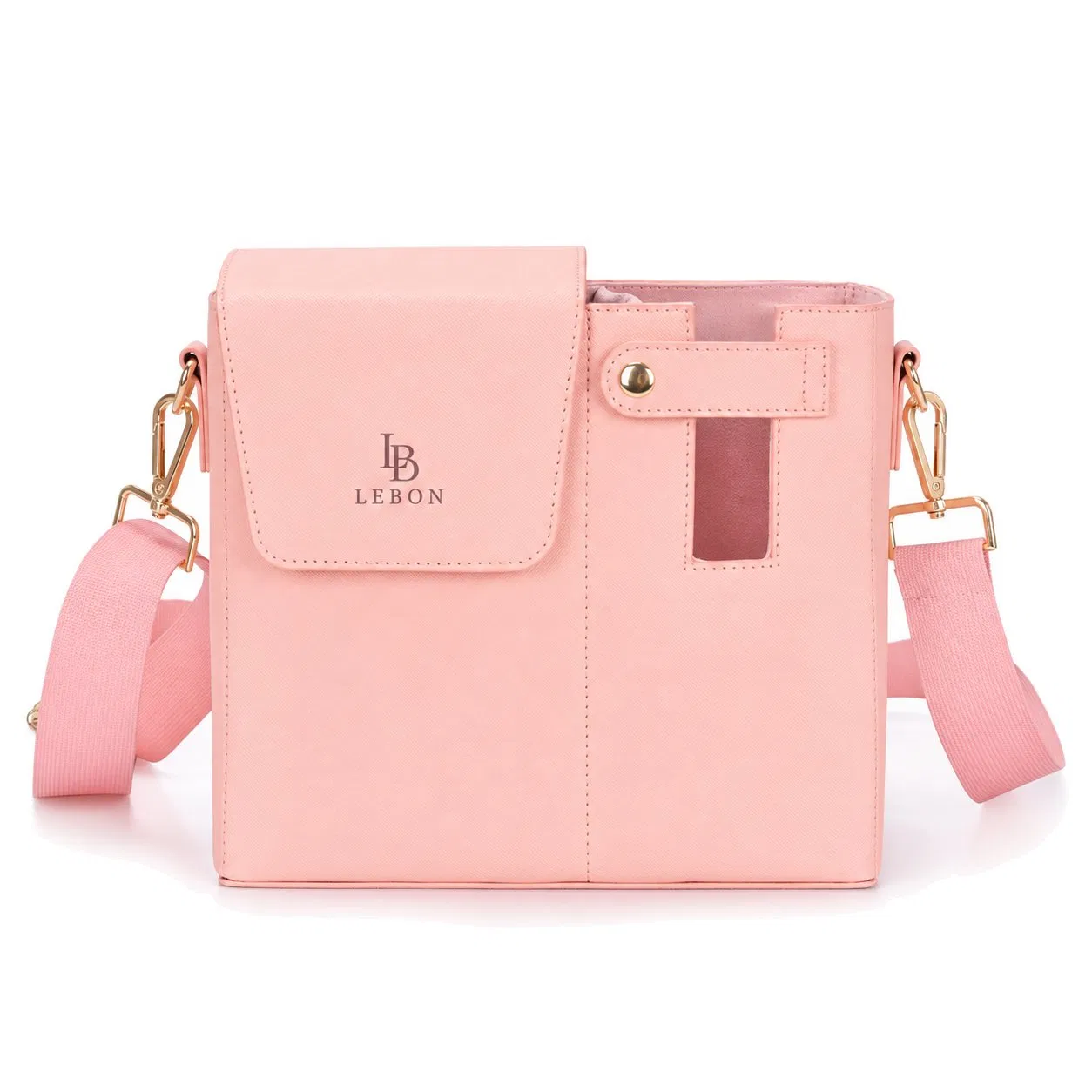 Custom PU Water Bottle Carrier Crossbody Bag for Outdoor Walks and Travel