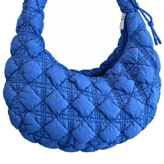 Custom Logo Nylon Quilted Shoulder Crossbody Bag for Women Daily Use