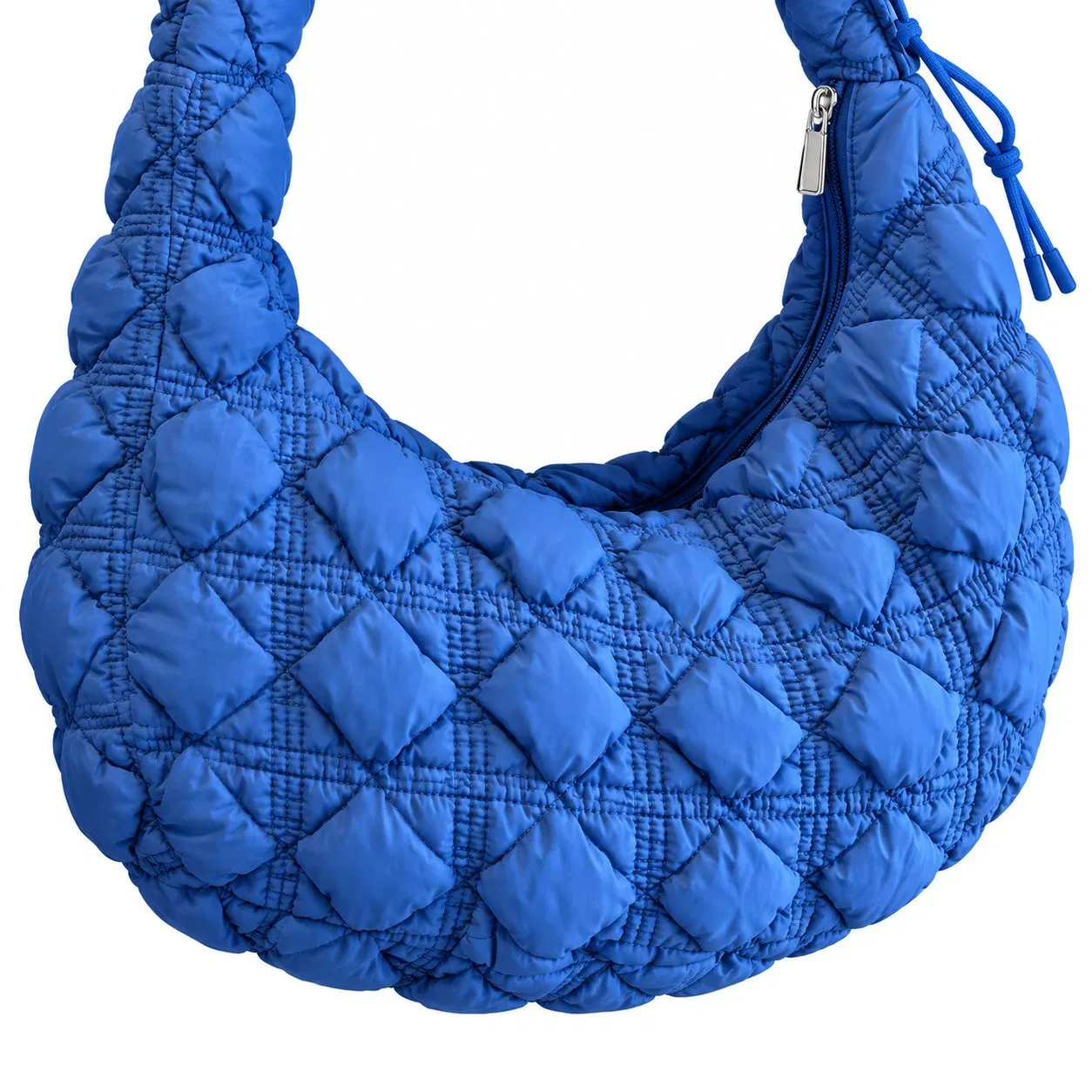 Custom Logo Nylon Quilted Shoulder Crossbody Bag for Women Daily Use