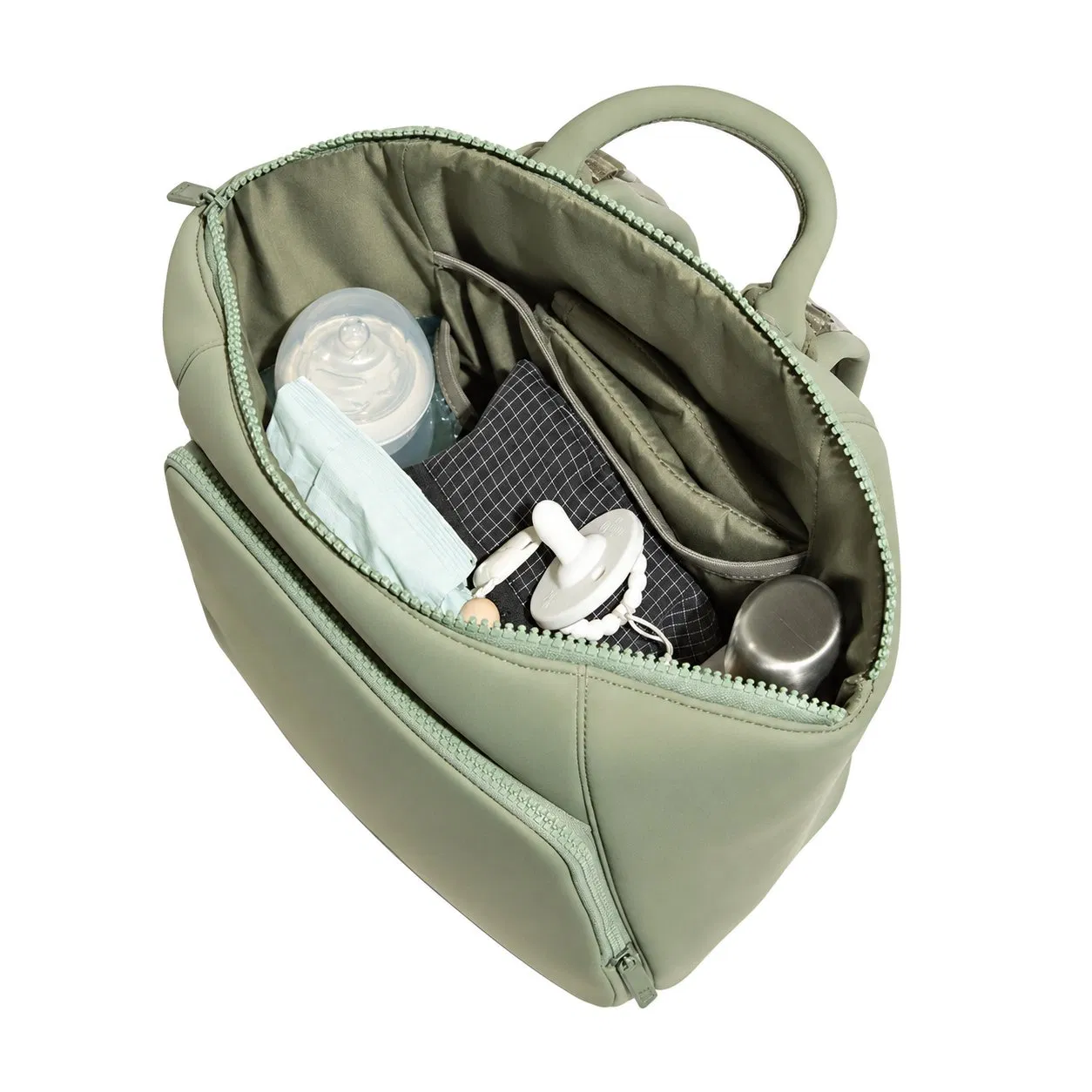 Custom Diaper Backpack with Multiple Pockets and Changing Pad for Travel
