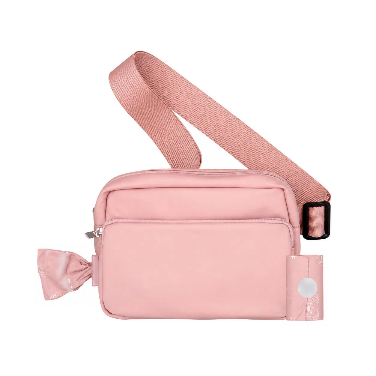 Custom Dog Treat Waist Crossbody Bag with Dispenser for Walking and Training