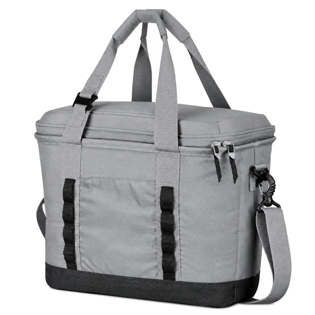 Custom Foldable Polyester Insulated Cooler Shoulder Bag for Beach Picnic Travel