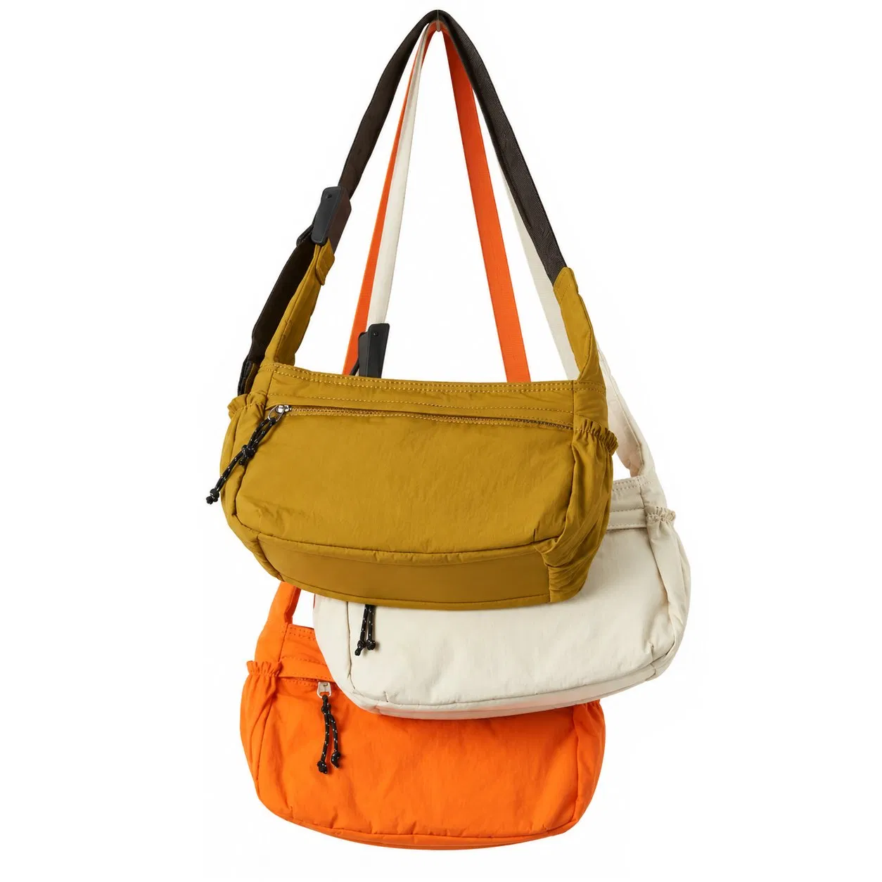 Custom Lightweight Women Crossbody Shoulder Bag with Adjustable Strap and Pockets