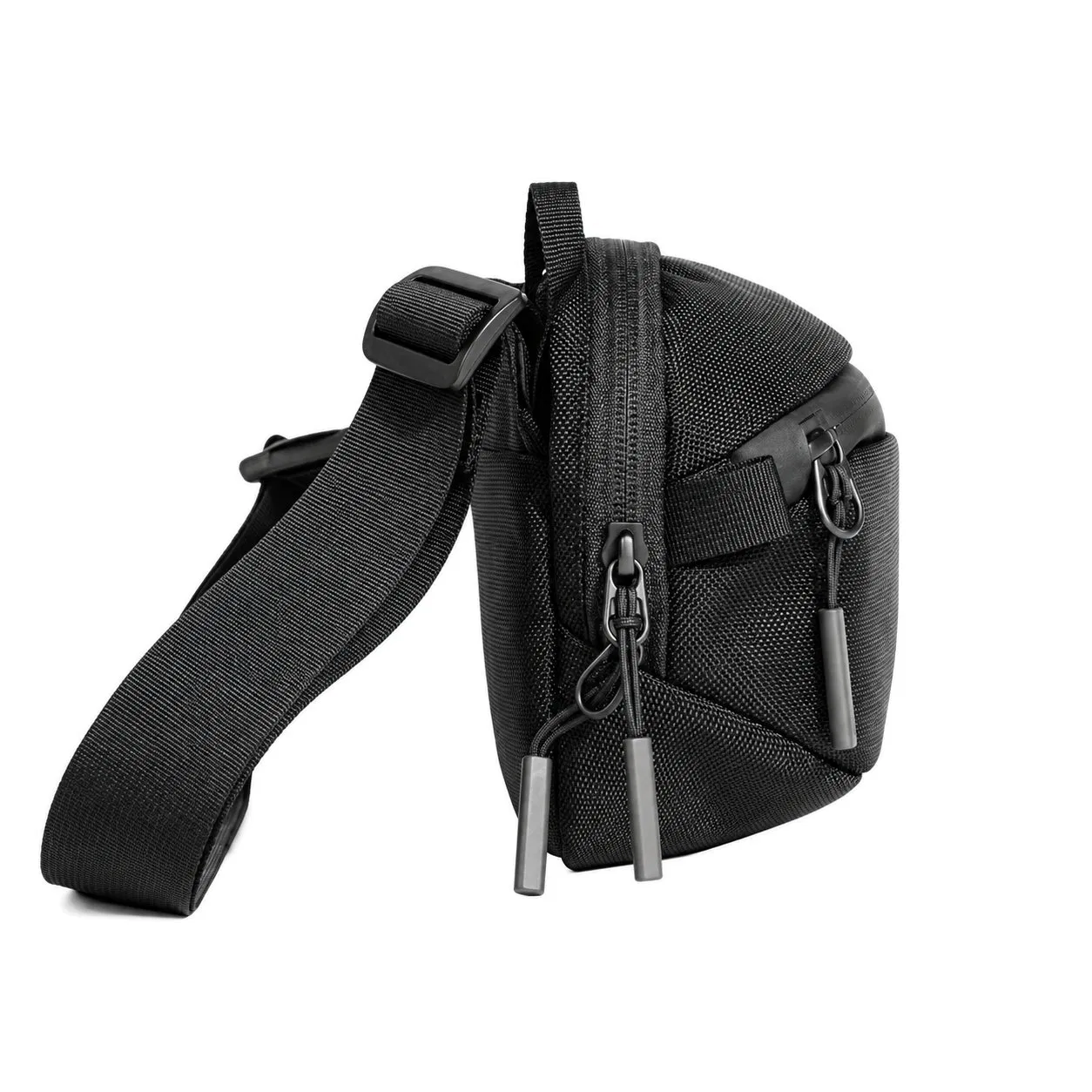 Custom Nylon Waist Sling Bag with Adjustable Strap for Travel and Sports