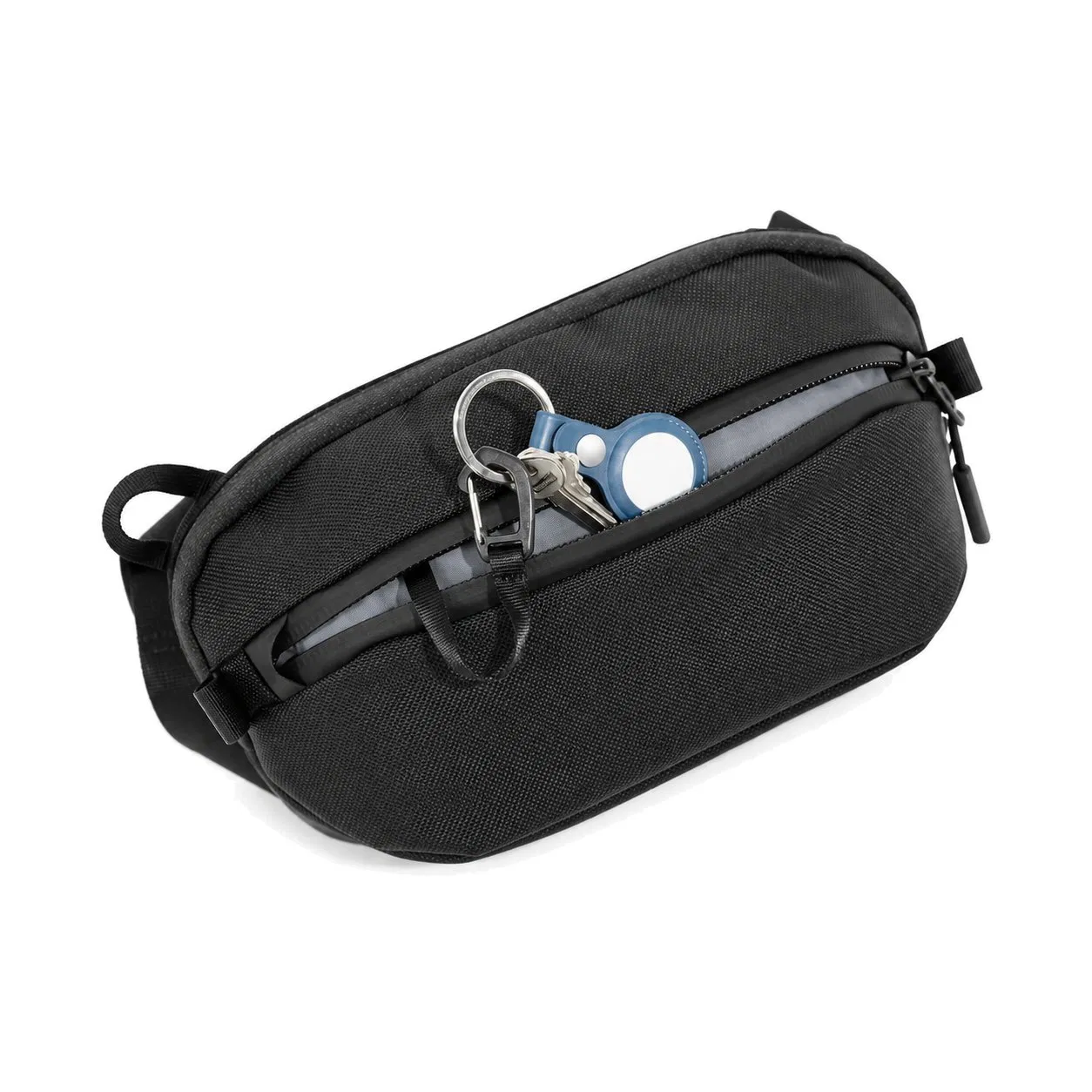 Custom Nylon Waist Sling Bag with Adjustable Strap for Travel and Sports