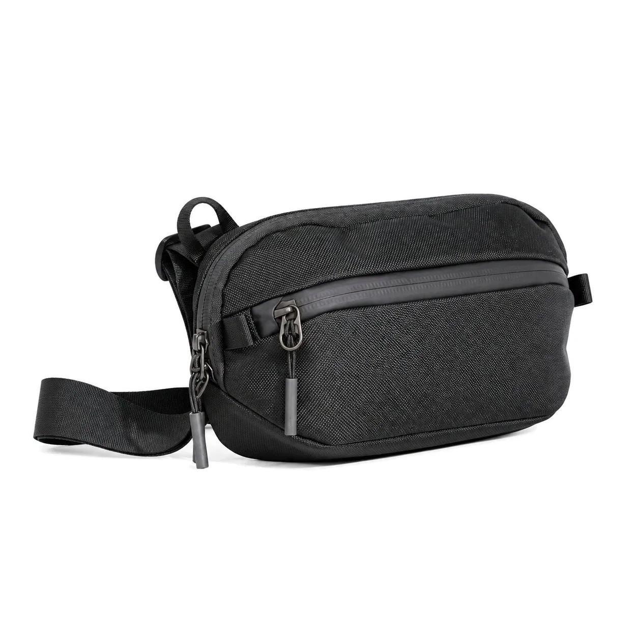 Custom Nylon Waist Sling Bag with Adjustable Strap for Travel and Sports