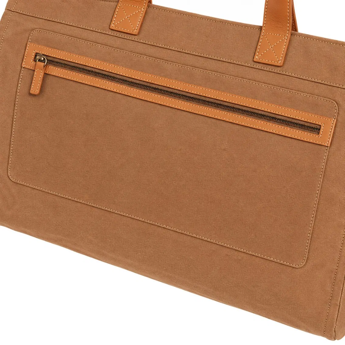 Custom Waxed Canvas Leather 2 in 1 Garment Duffle Bag for Weekend Travel